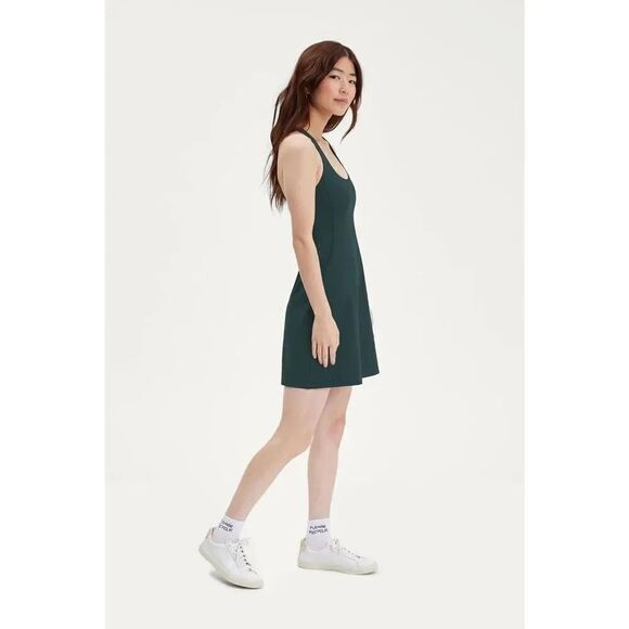 Girlfriend Collective Moss Paloma Racerback Dress Size Small - Picture 2 of 10